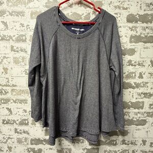 Tommy Hilfiger Women's Navy Long Sleeve Top